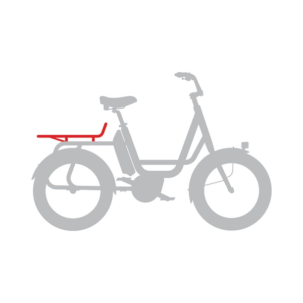"JUMP SEAT REAR RACK" POUR VELO ELECTRIQUE REMI DEMI DE LA MARQUE BENNO BIKES