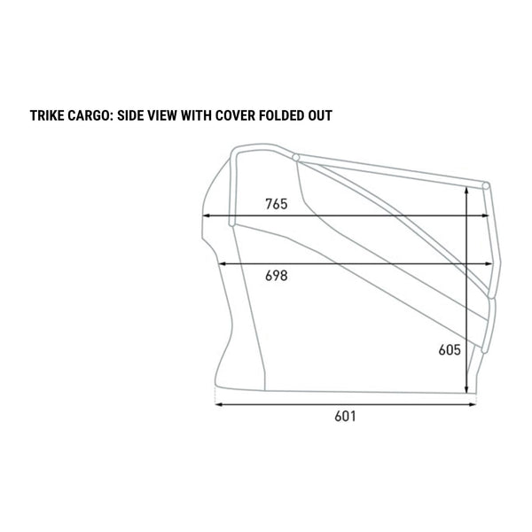 TRIKE CARGO HYBRID 750 - GREY N REFLEX