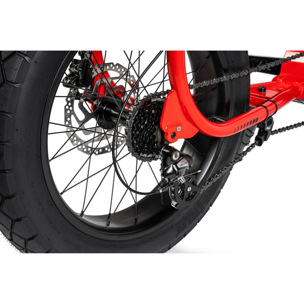 LIL'BUDDY - COULEUR BOLA RED, MOTEUR BOSCH PERFORMANCE CX, BATTERIE 500 Wh