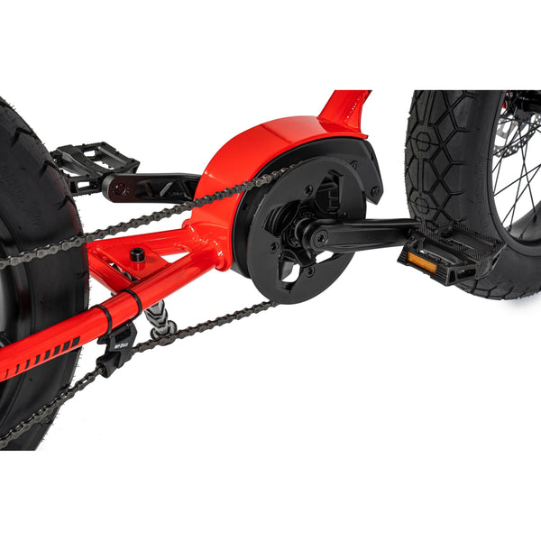 LIL'BUDDY - COULEUR BOLA RED, MOTEUR BOSCH PERFORMANCE CX, BATTERIE 500 Wh