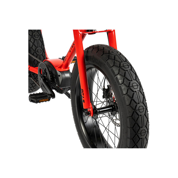 LIL'BUDDY - COULEUR BOLA RED, MOTEUR BOSCH PERFORMANCE CX, BATTERIE 500 Wh