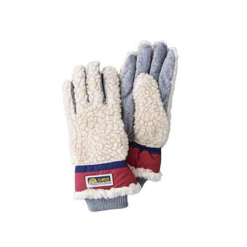GANTS "TEDDY 5FGR" - COULEUR "BEIGE/WINE"