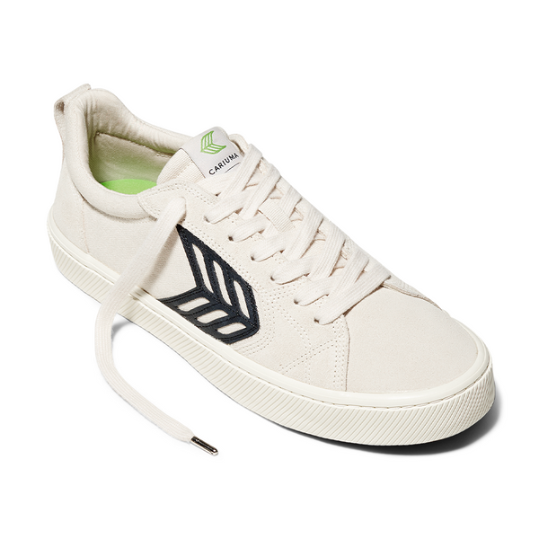 CHAUSSURE HOMME "CATIBA PRO SKATE" VINTAGE WHITE/BLACK LOGO