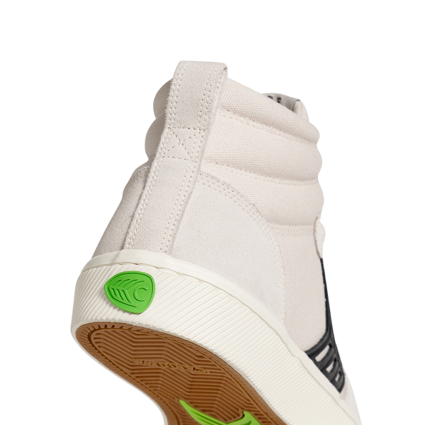 CHAUSSURE FEMME "CATIBA PRO HIGH" VINTAGE WHITE/BLACK LOGO