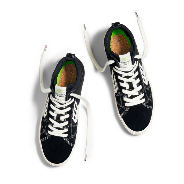 WOMEN'S SHOES "CATIBA PRO HIGH" BLACK CONTRAST/IVORY LOGO