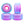 Charger l'image dans la galerie, CLOUT CRUISERS 57MM/80A - BLUE/PINK (SET DE 4)