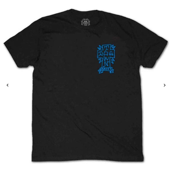 DOGTOWN "SKATE" T-SHIRT - DESIGN BY BY MARK GONZALES - MADE IN USA