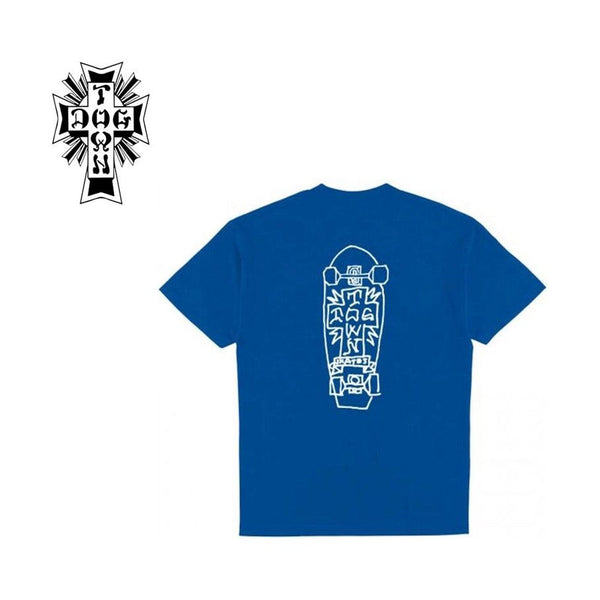 DOGTOWN "SKATE" T-SHIRT - DESIGN BY BY MARK GONZALES - MADE IN USA