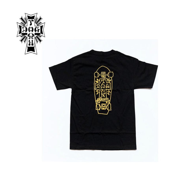 DOGTOWN "SKATE" T-SHIRT - DESIGN BY BY MARK GONZALES - MADE IN USA