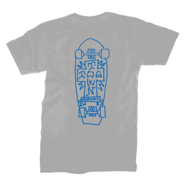 DOGTOWN "SKATE" T-SHIRT - DESIGN BY BY MARK GONZALES - MADE IN USA