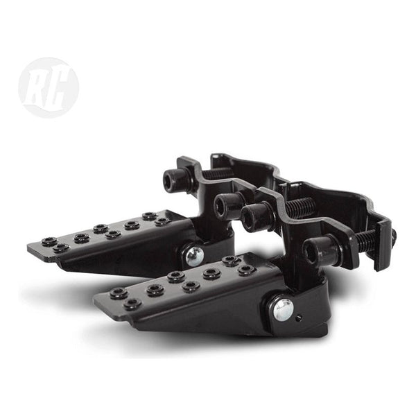 SET OF BLACK HORIZONTAL FOOTRESTS FOR "LIL'BUDDY" ELECTRIC BIKE