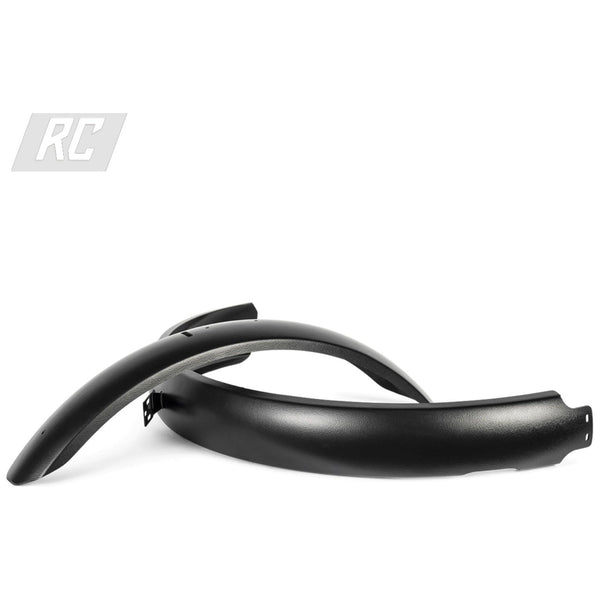 SET OF BLACK "CITY" MUDGUARDS FOR "BIGGIE" ELECTRIC BIKE