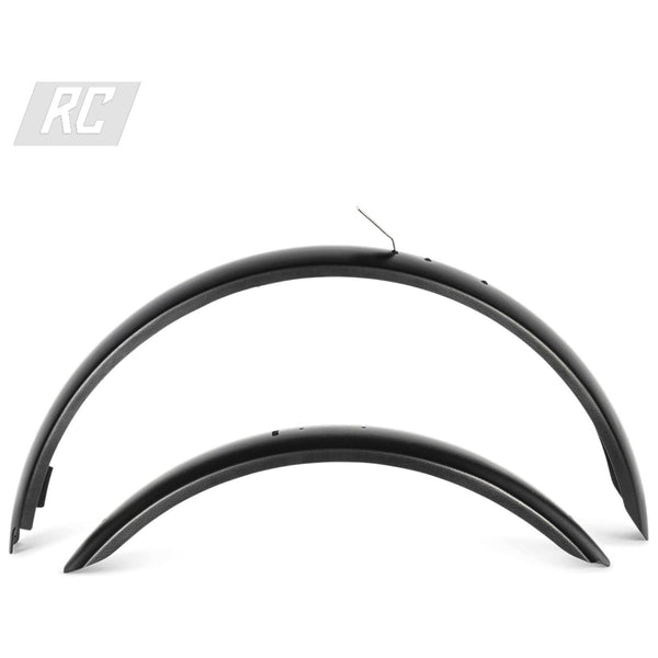 SET OF BLACK "CITY" MUDGUARDS FOR "BIGGIE" ELECTRIC BIKE
