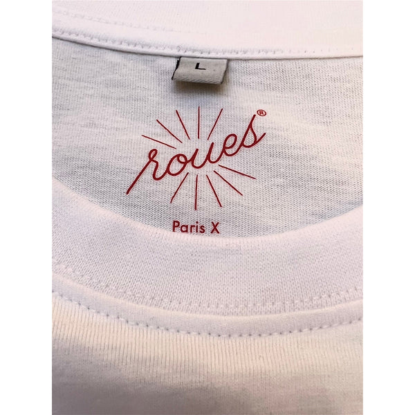 WHITE T-SHIRT - RED "SKATE HEART"