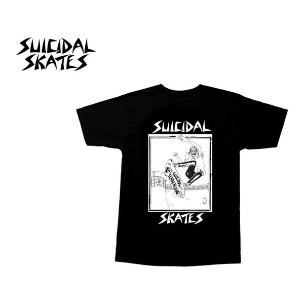 DOGTOWN X SUICIDAL SKATES "POOL SKATER" T-SHIRT - MADE IN USA