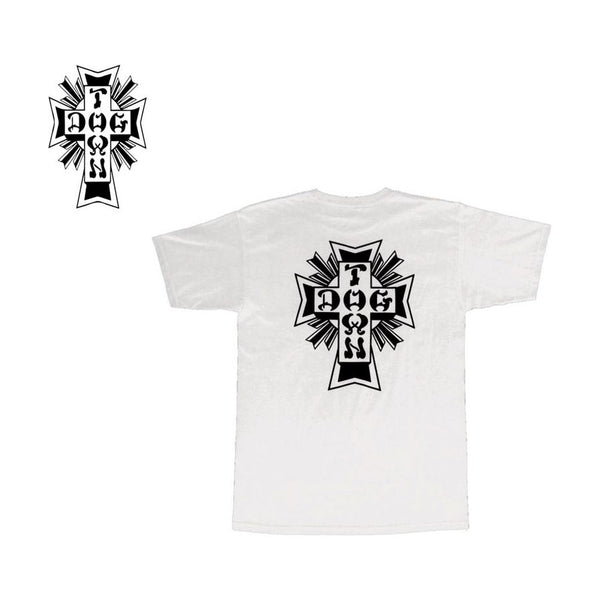 DOGTOWN "CROSS LOGO" T-SHIRT - MADE IN USA