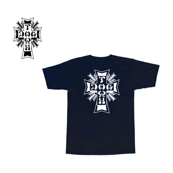 DOGTOWN "CROSS LOGO" T-SHIRT - MADE IN USA