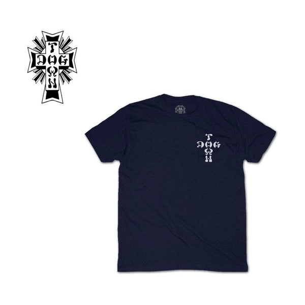 DOGTOWN "CROSS LOGO" T-SHIRT - MADE IN USA