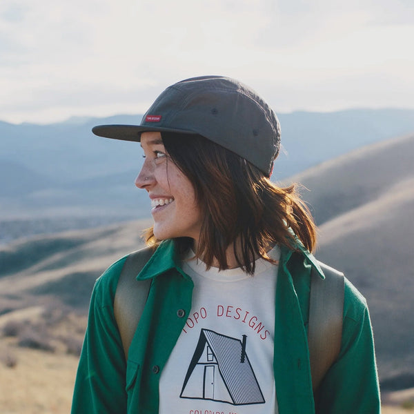 NYLON CAMP HAT - BLACK