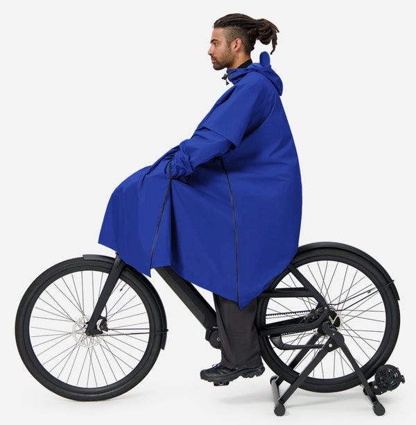 PONCHO - ELECTRIC BLUE