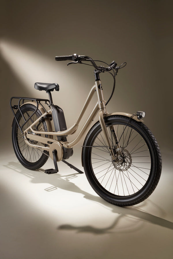 E-JOY - COULEUR PEBBLE BROWN, MOTEUR BOSCH PERFORMANCE & BATTERIE 400 Wh
