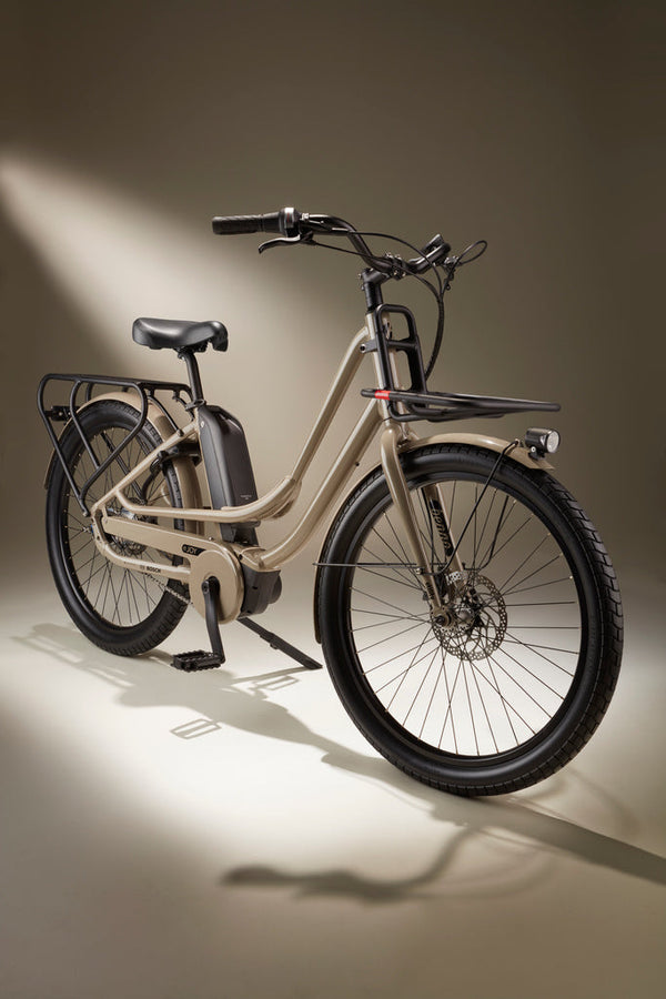 E-JOY - COULEUR PEBBLE BROWN, MOTEUR BOSCH PERFORMANCE & BATTERIE 400 Wh