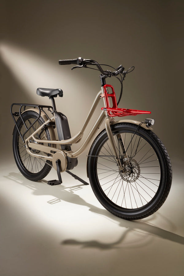 E-JOY - COULEUR PEBBLE BROWN, MOTEUR BOSCH PERFORMANCE & BATTERIE 400 Wh