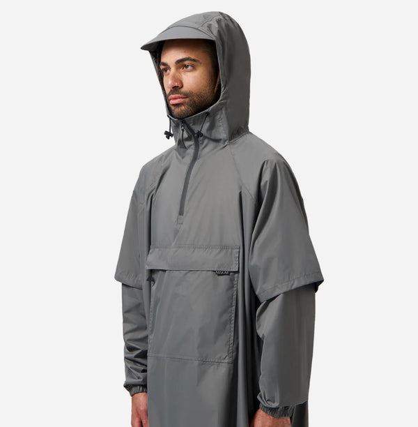 PONCHO - ROCK GREY