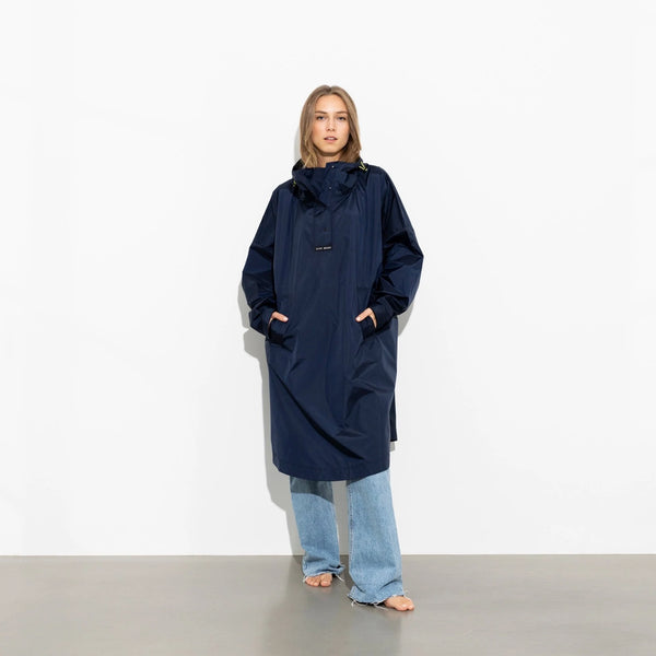 PONCHO - SOLID NAVY