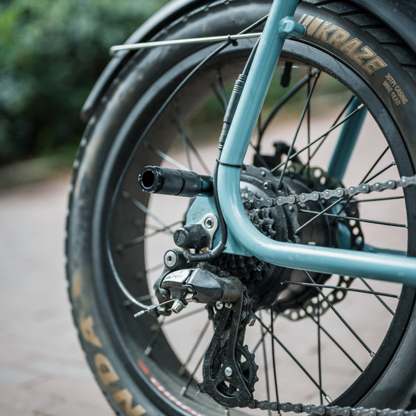 Set de repose-pieds statiques pour vélo Phatfour