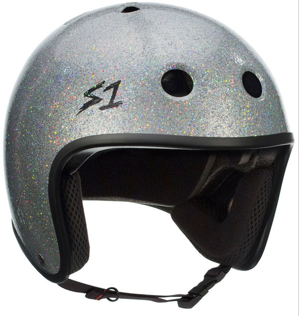 CASQUE S1 RETRO LIFER - SILVER GLOSS GLITTER