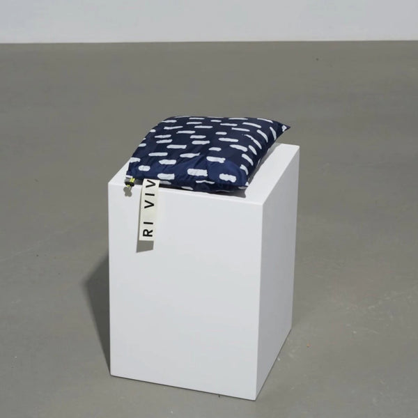 PONCHO - DROPS NAVY / WHITE