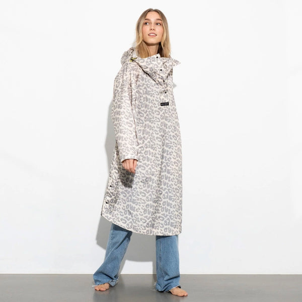 PONCHO - LEO SPLASHES GREY/SAND