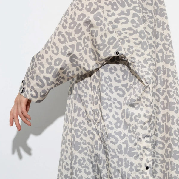 PONCHO - LEO SPLASHES GREY/SAND