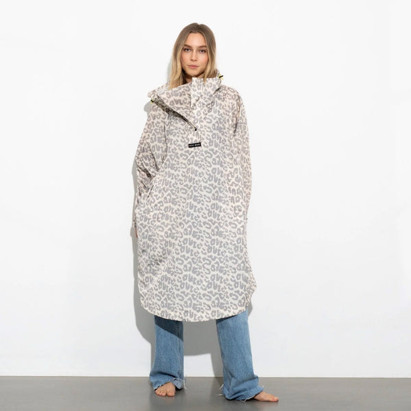 PONCHO - LEO SPLASHES GREY/SAND