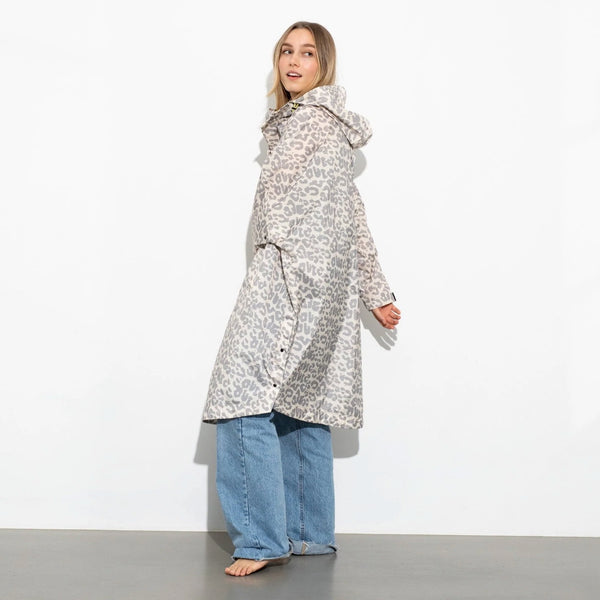 PONCHO - LEO SPLASHES GREY/SAND