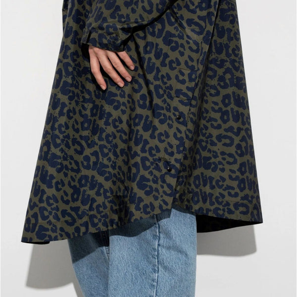 PONCHO - LEO SPLASHES NAVY / OLIVE