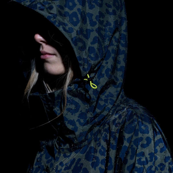 PONCHO - LEO SPLASHES NAVY / OLIVE