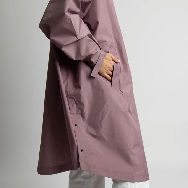 PONCHO - SOLID ASH PLUM