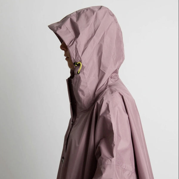 PONCHO - SOLID ASH PLUM