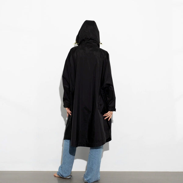 PONCHO - SOLID BLACK