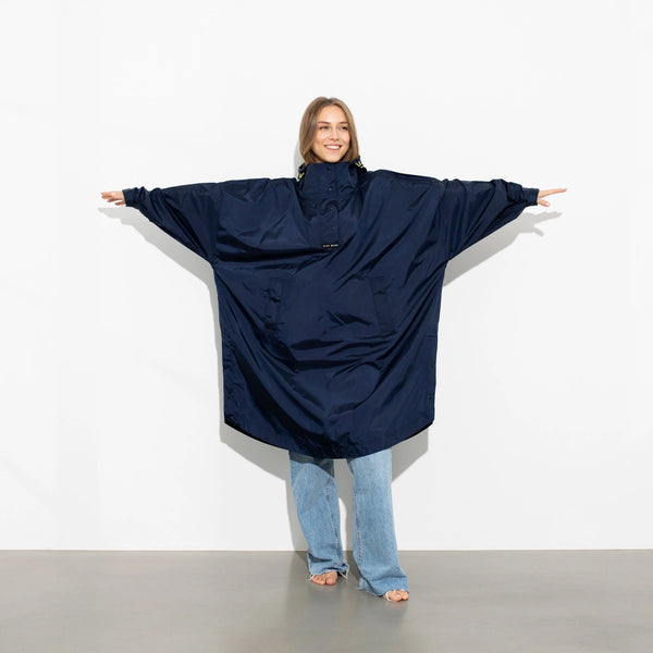 PONCHO - SOLID NAVY
