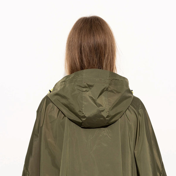 PONCHO - SOLID OLIVE