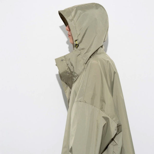 PONCHO - SOLID PALE OLIVE