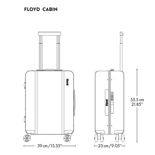 VALISE "FLOYD CABIN" - COULEUR "BRONCO BROWN"