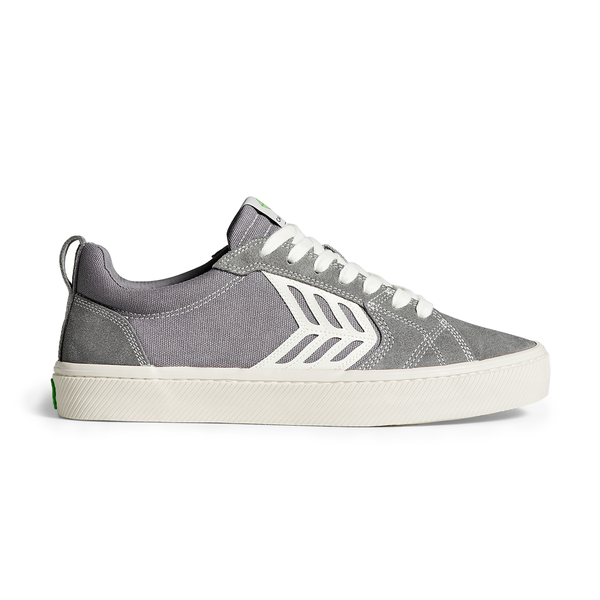 WOMEN'S SHOE "CATIBA PRO SKATE" GRAY CONTRAST/WHITE LOGO