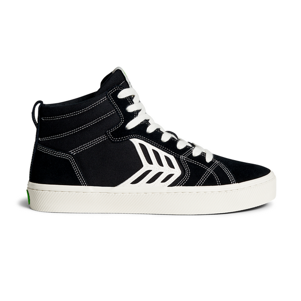 WOMEN'S SHOES "CATIBA PRO HIGH" BLACK CONTRAST/IVORY LOGO