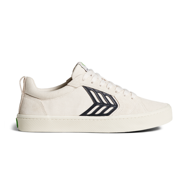 CHAUSSURE HOMME "CATIBA PRO SKATE" VINTAGE WHITE/BLACK LOGO