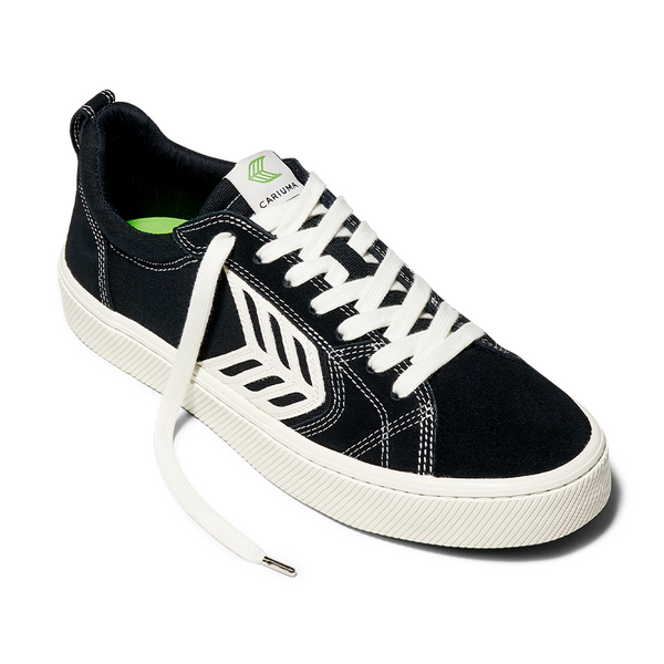 CHAUSSURE HOMME "CATIBA PRO SKATE" BLACK/WHITE LOGO