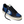 Load image into Gallery viewer, MEN&#39;S SHOES &quot;VALLELY&quot; BLACK &amp; BLUE/WHITE LOGO
